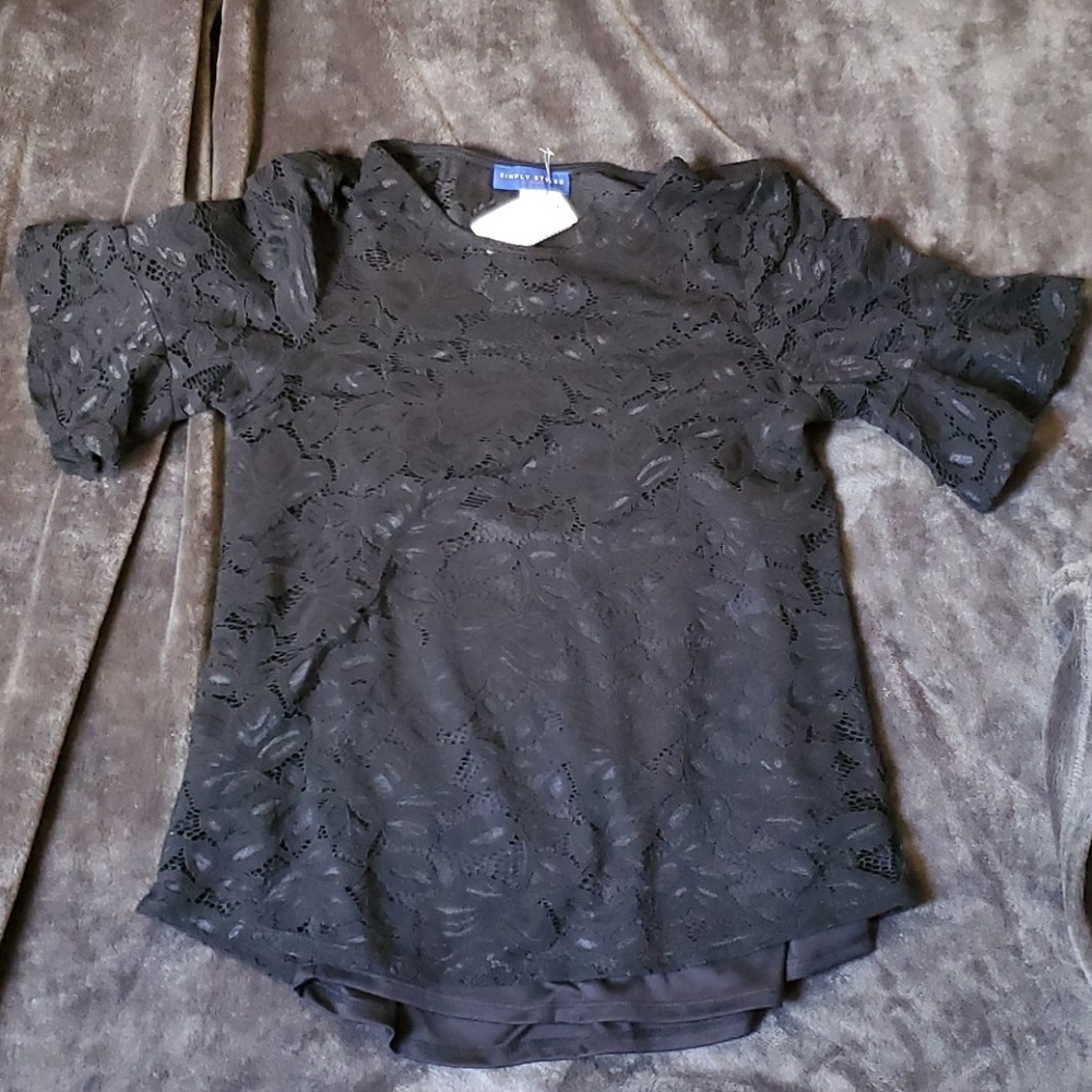 Bell sleeves lace adjustable straps